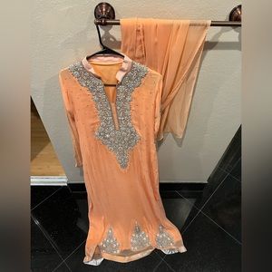 3 pcs Pakistani/Indian wedding wear